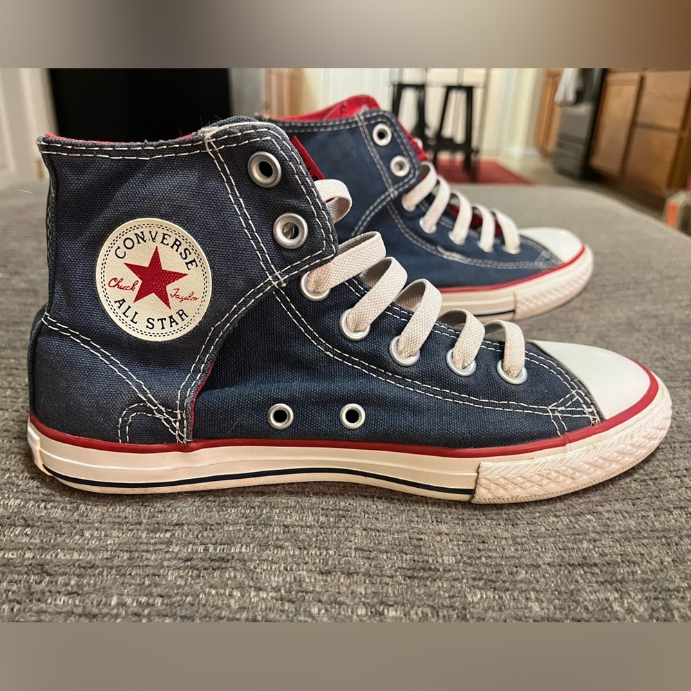Converse Allstars , blue and red, size 3